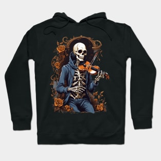 Skeleton Playing the Violin Hoodie